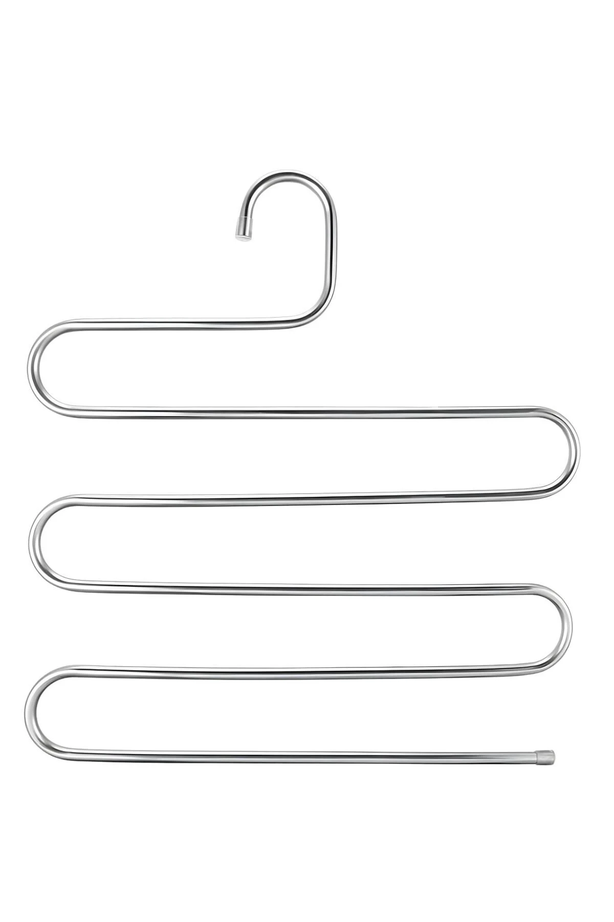 5 Katlı Metal Pantolon Eşarp Askısı (2) Adet