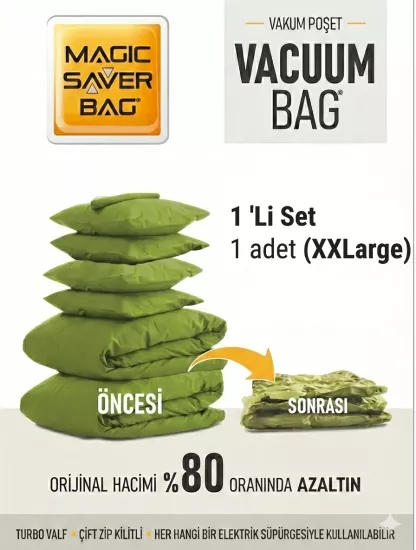 1 Adet  (XXL) Vakumlu Poşet