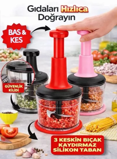 Çelik Bıçaklı Basmalı El Rondosu (1) Adet