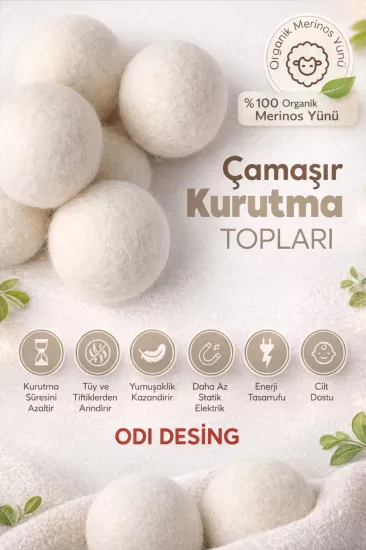 3’LÜ Yün Kurutma Topu