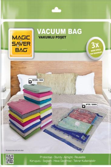 Magic Saver Bag 6Li Vakumlu Poset (2 L + 2 XL + 2 XXL)