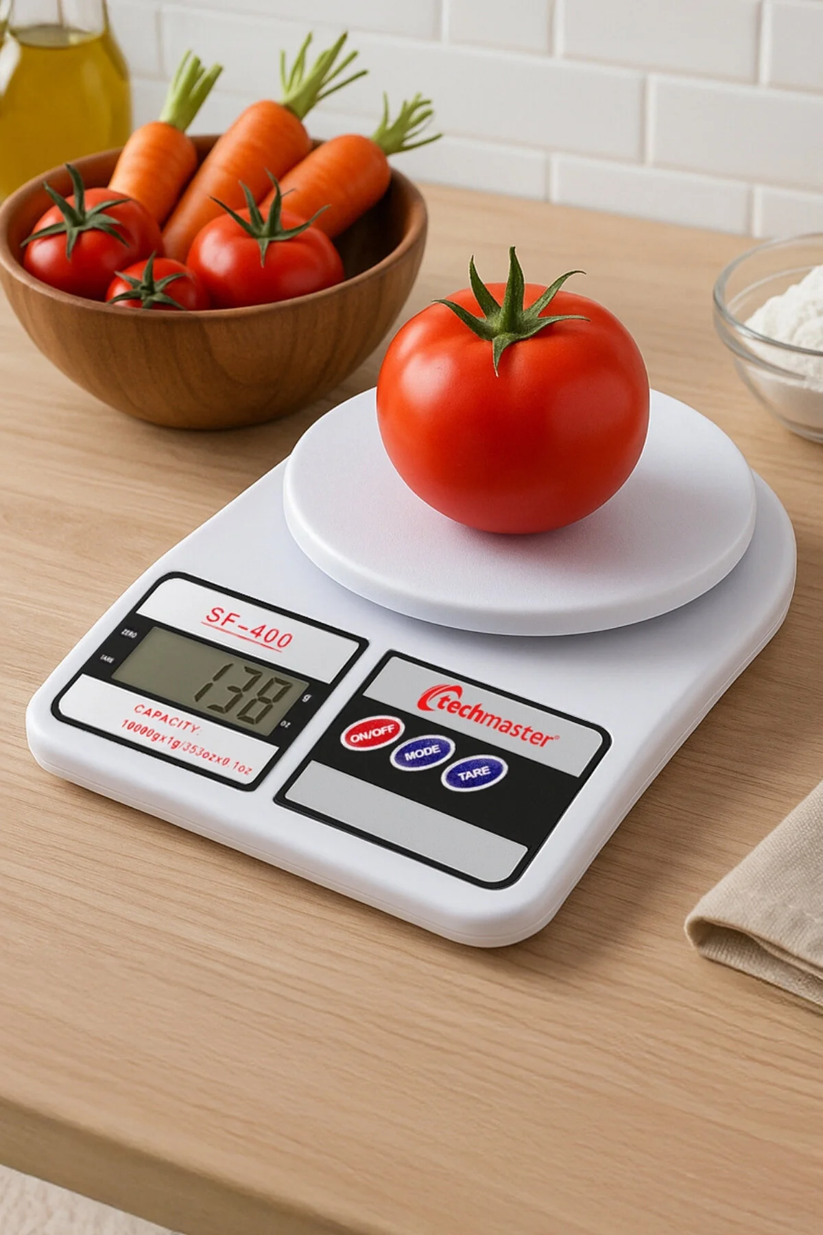 Dijital Hassas 10 Kg Mutfak Terazisi Tartısı Lcd Ekranlı